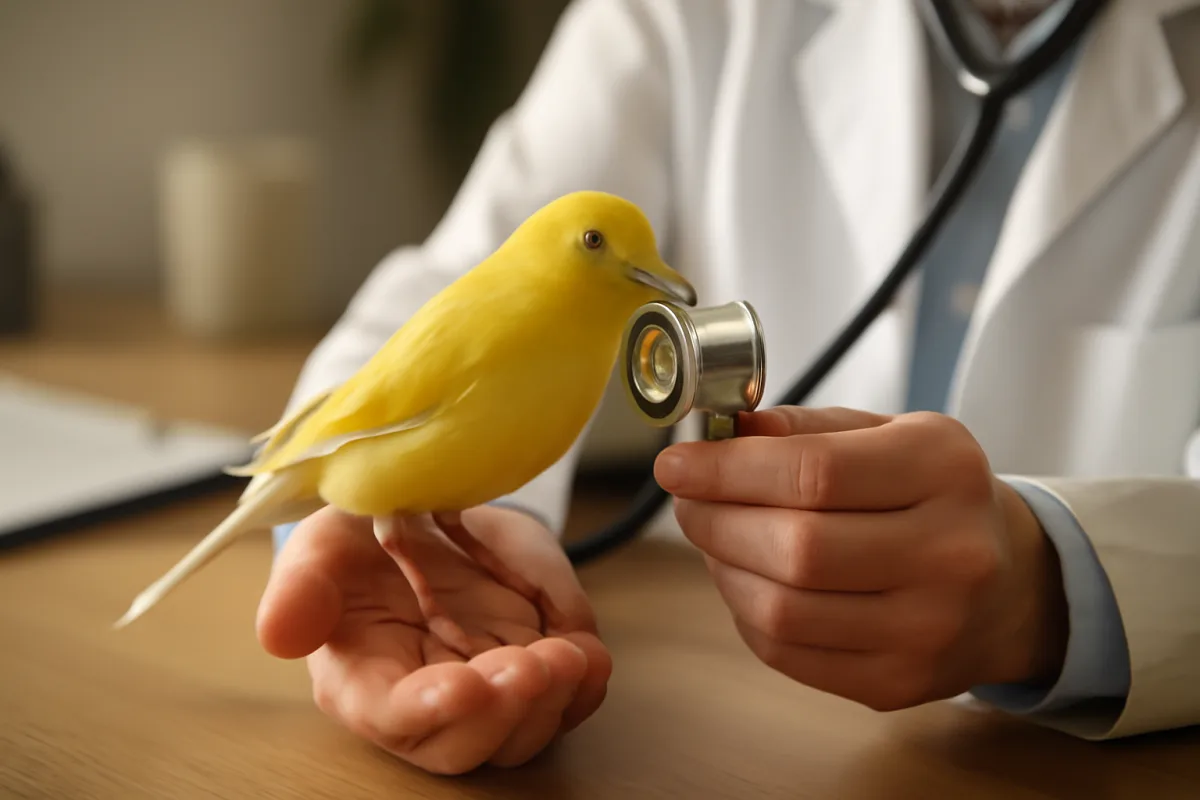 Zampette gonfie nel canarino: diagnosi iniziale e quando preoccuparsi davvero
